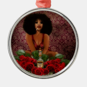 Pomba Gira Metal Ornament