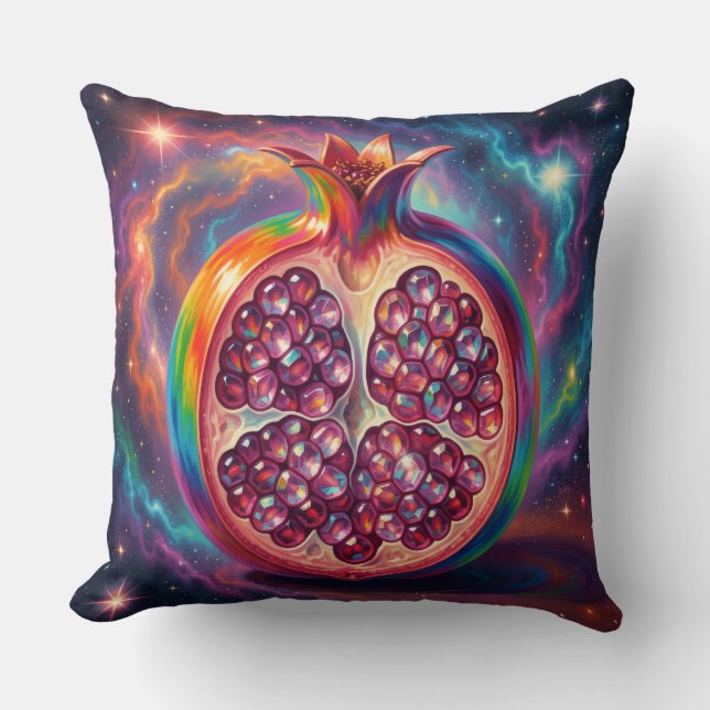 Pomegranate´1 Throw Pillow (Front)