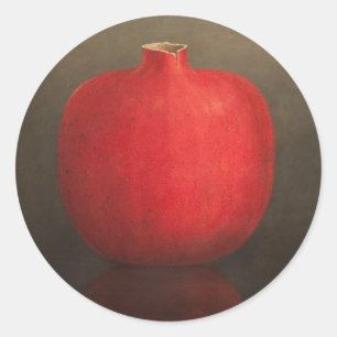 Pomegranate 2010 classic round sticker