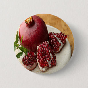 Pomegranate 2 Inch Round Button