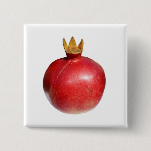 Pomegranate 2 Inch Square Button