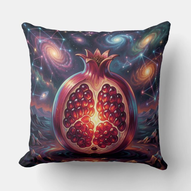 Pomegranate´2 Throw Pillow (Front)