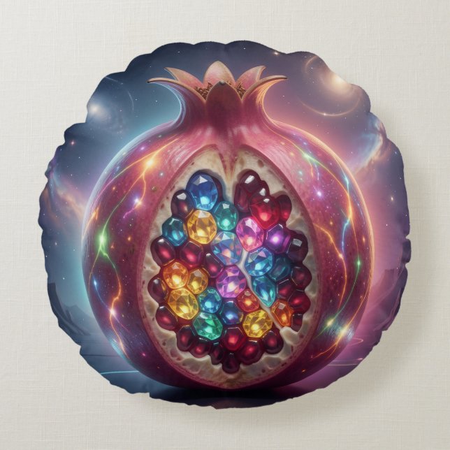 Pomegranate´4 Round Pillow (Front)