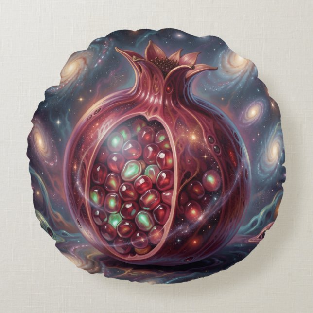 Pomegranate´8 Round Pillow (Front)