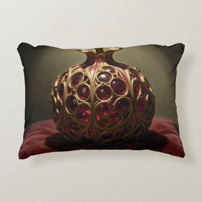Pomegranate´9 Accent Pillow (Front)
