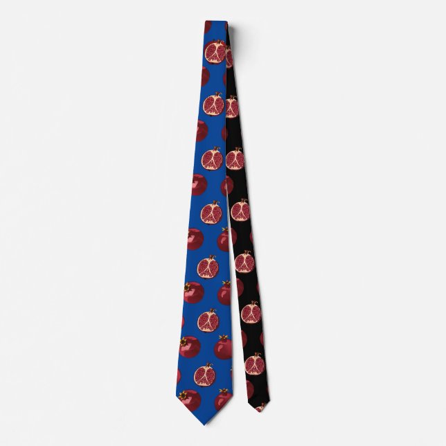  Pomegranate Blue Neck Tie (Front)
