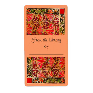 Pomegranate bookplate