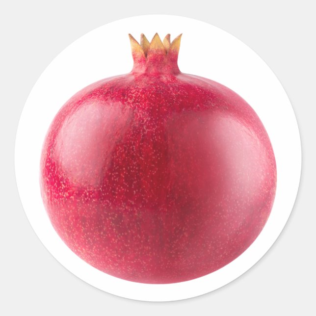 Pomegranate Classic Round Sticker (Front)