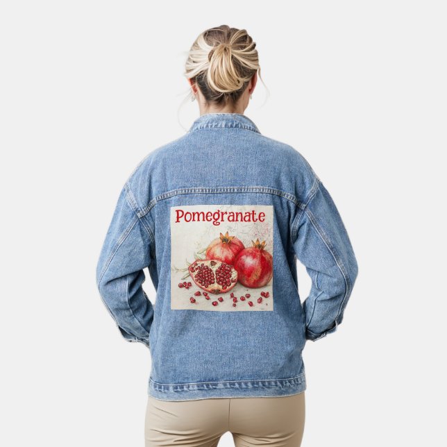 Pomegranate Denim Jacket (Modèle)
