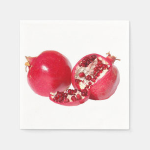 "Pomegranate" design paper napkins