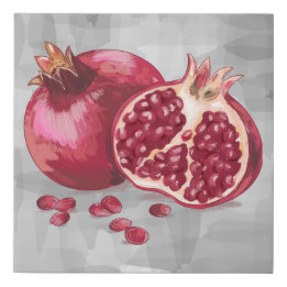 Pomegranate  Faux Wrapped Canvas Print