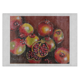 Pomegranate Glass Cutting Board