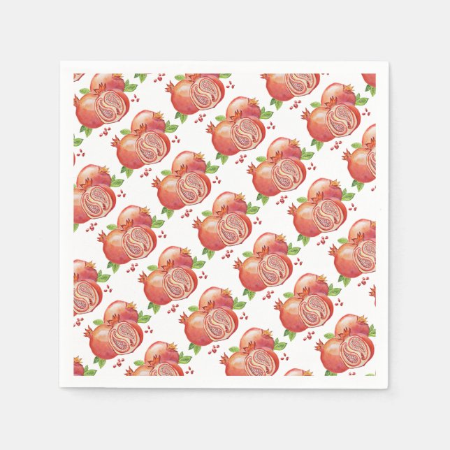 Pomegranate Happy Yalda Napkin (Front)