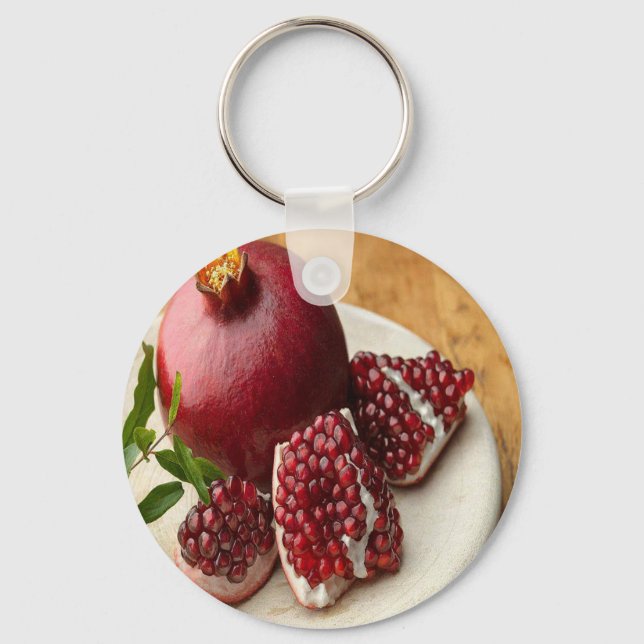 Pomegranate Keychain (Front)