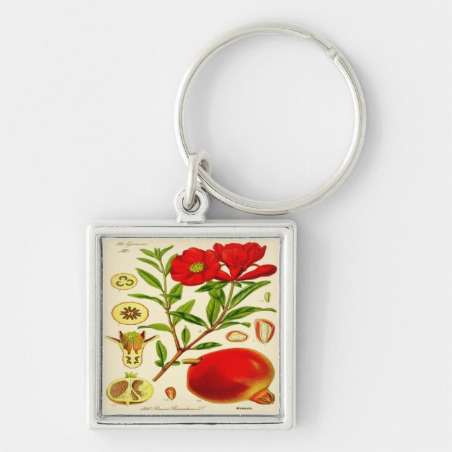Pomegranate Keychain (Front)