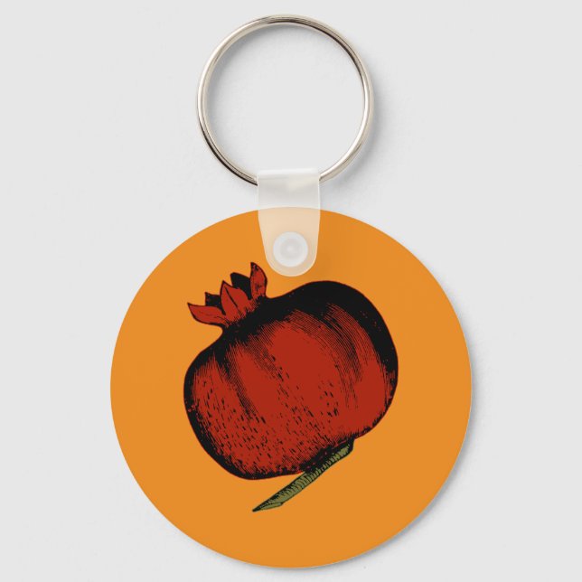 Pomegranate Keychain (Front)