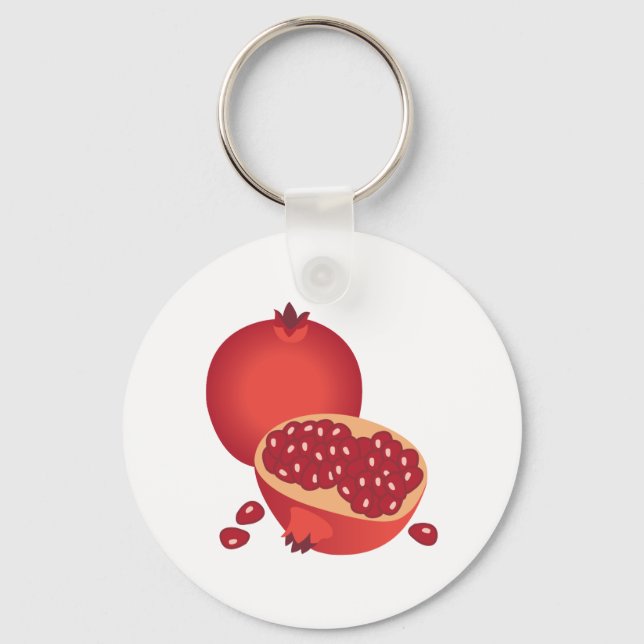 Pomegranate Keychain (Front)