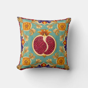 Pomegranate Love Throw Pillow