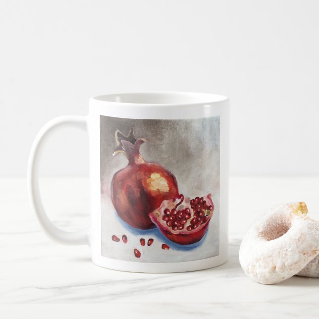 Pomegranate mug (With Donut)