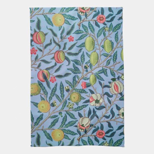 Pomegranate Pattern by William Morris Kitchen Towel (Vertical)