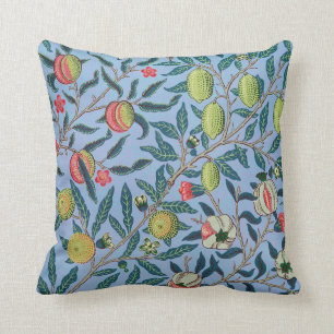 Pomegranate Pattern by William Morris Throw Pillow