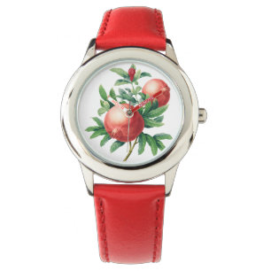 Pomegranate pattern watch