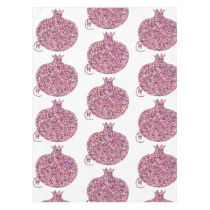 Pomegranate Pebble Graffiti Art Tablecloth