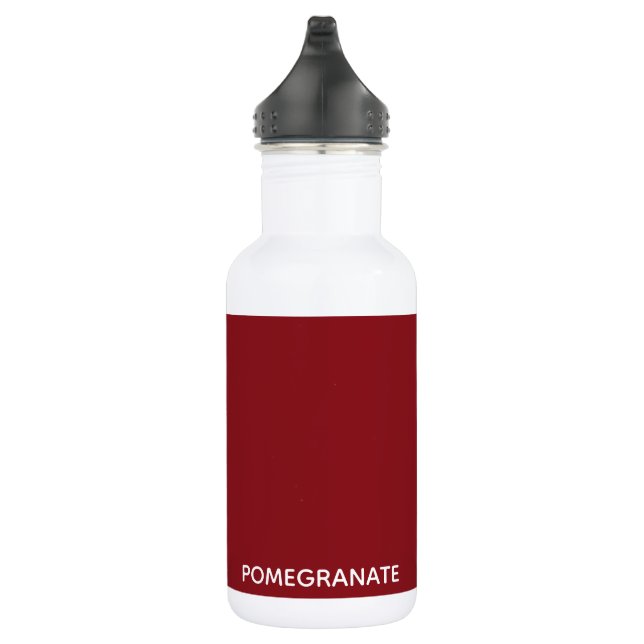Pomegranate red color name 532 ml water bottle (Right)