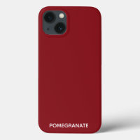 Pomegranate red color name Case-Mate iPhone case
