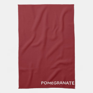 Pomegranate red colour name kitchen towel