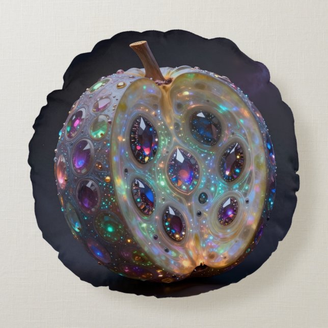 Pomegranate  round pillow (Front)