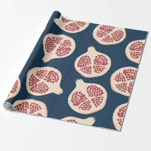 Pomegranate seamless pattern,background with pomeg wrapping paper