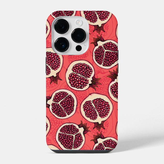 Pomegranate slices 2 iPhone case (Back)
