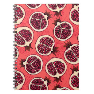 Pomegranate slices 2 notebook