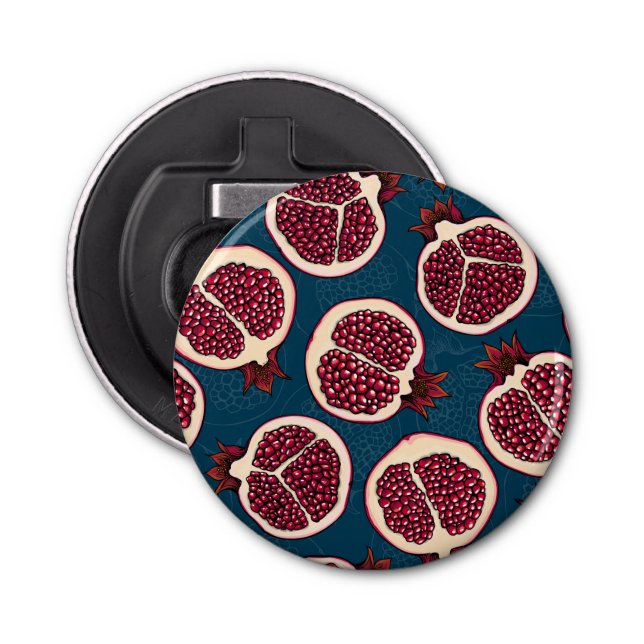 Pomegranate slices bottle opener (Front)