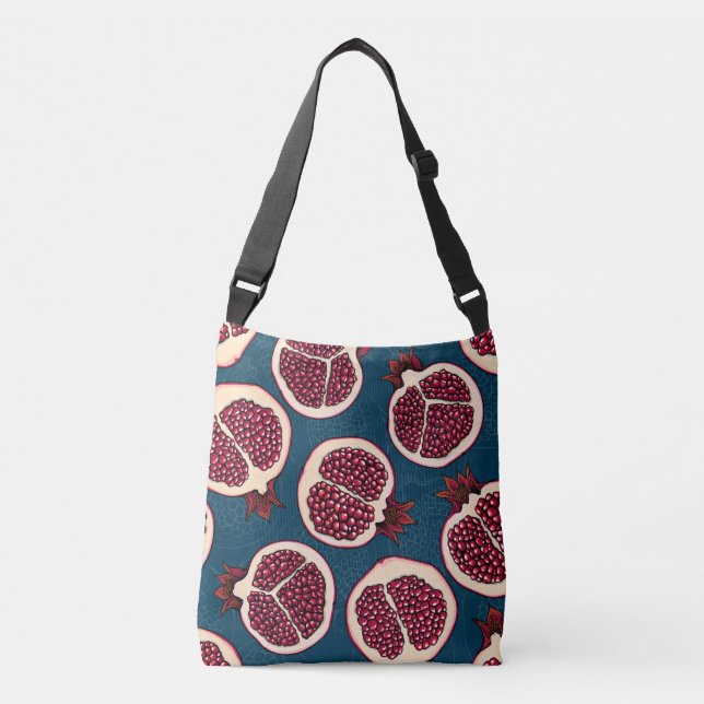 Pomegranate slices crossbody bag (Front)