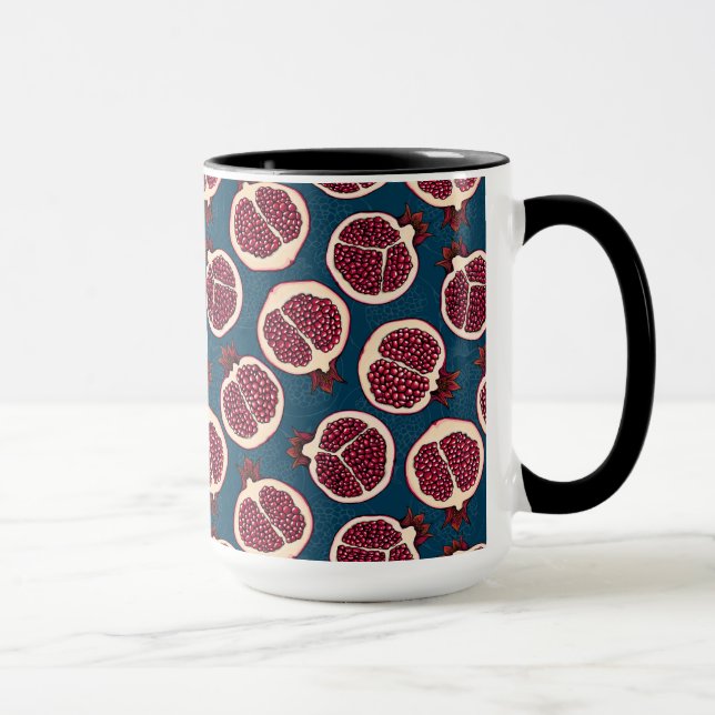 Pomegranate slices mug (Right)