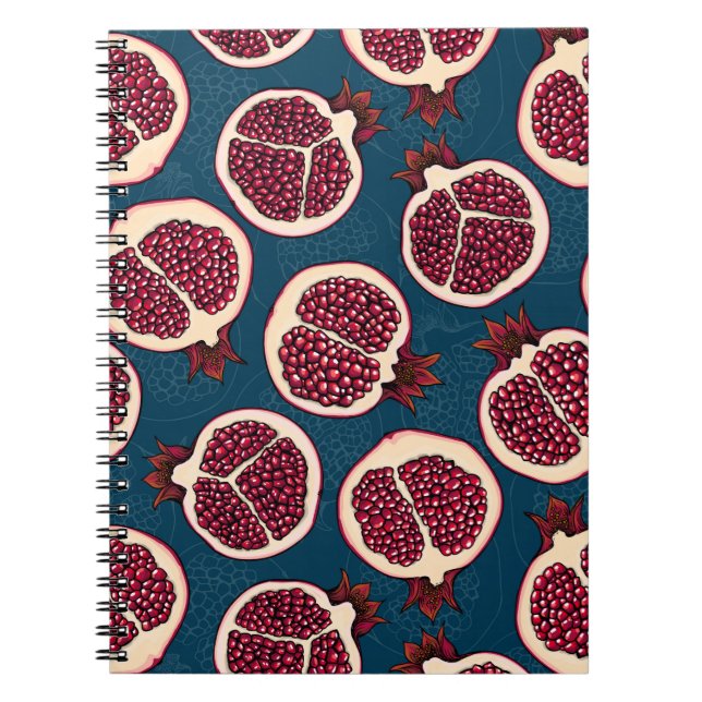 Pomegranate slices notebook (Front)