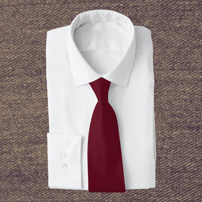 Pomegranate Solid Color Tie (Creator Uploaded)