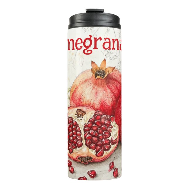 Pomegranate Thermal Tumbler (Front)