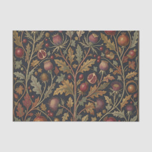 Pomegranate Thistle Botanical Pattern Tissue Paper