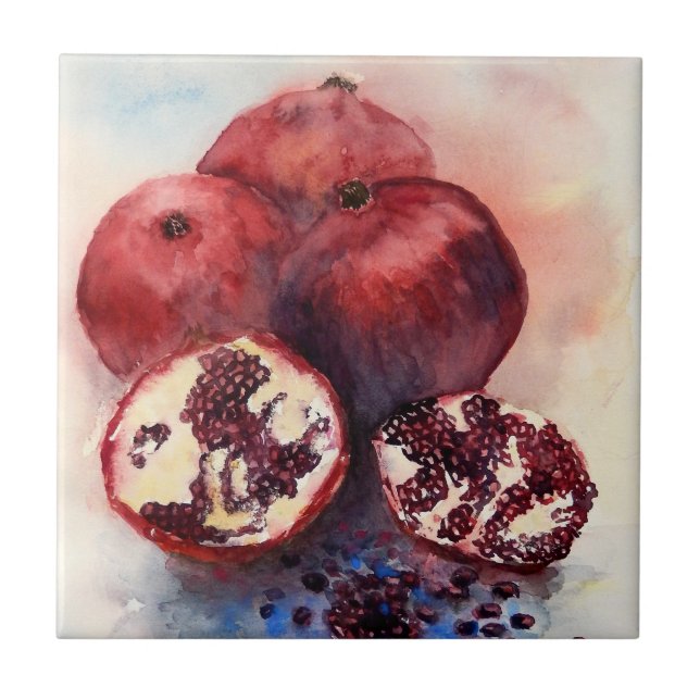 Pomegranate Tile (Front)