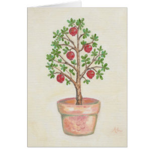 Pomegranate Tree card