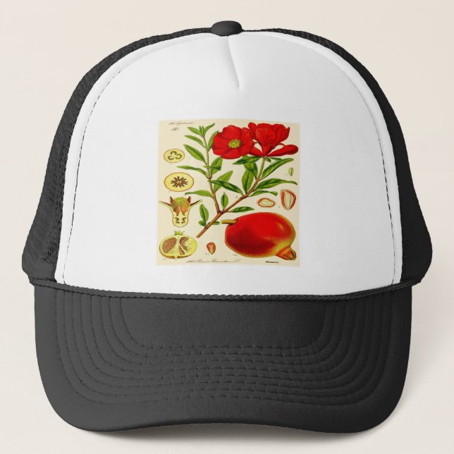 Pomegranate Trucker Hat (Front)