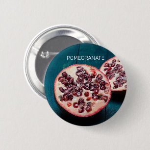 Pomegranate Vegan Fruit Gourmet Foodie Souvenir 2 Inch Round Button