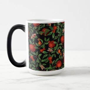 Pomegranates and Bella Moths  Magic Mug