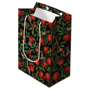 Pomegranates and Bella Moths  Medium Gift Bag