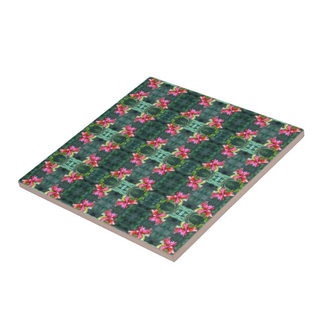 Pomegranates Growing Tile (Side)