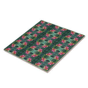 Pomegranates Growing Tile