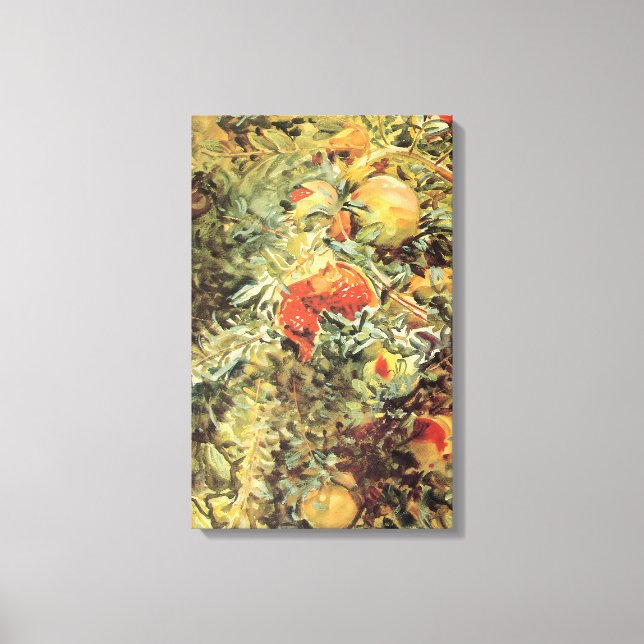 Pomegranates II by John Singer Sargent Canvas Print (Front)